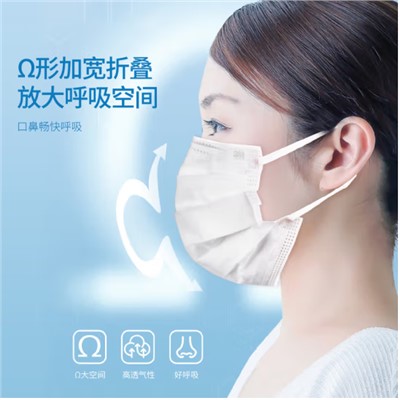 3M耐适康口罩7660+舒适一次性三层防护过滤细菌成人男女儿童独立包装cbg 【舒适透气】/个